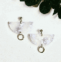 Boucles d'oreilles NAO - Collection plaqué or et acétate — vue 2