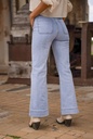 Jeans flare court - Elenette - bleu moyen clair — vue 6