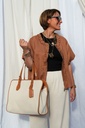 Grand sac cabas femme - Paul Marius - LeCabas L - Escapade - Toile Beige — vue 10