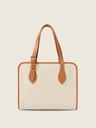 Grand sac cabas femme - Paul Marius - LeCabas M - Escapade - Toile Beige — vue 6