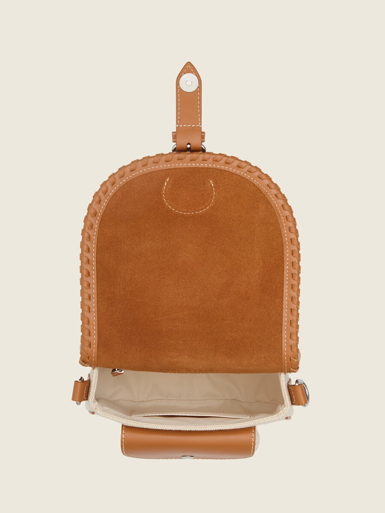 Petit sac bandoulière femme - Paul Marius - LeBobo - Escapade - Toile Beige — vue 10