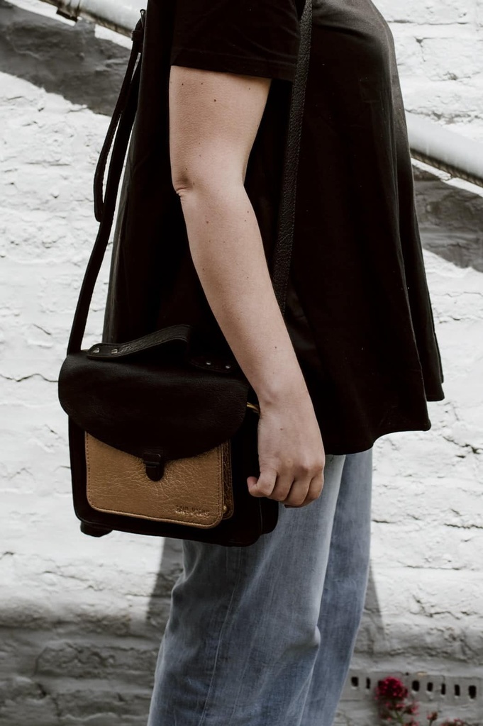 Sac - Paul Marius  - Mademoiselle George - Noir/Doré — vue 2