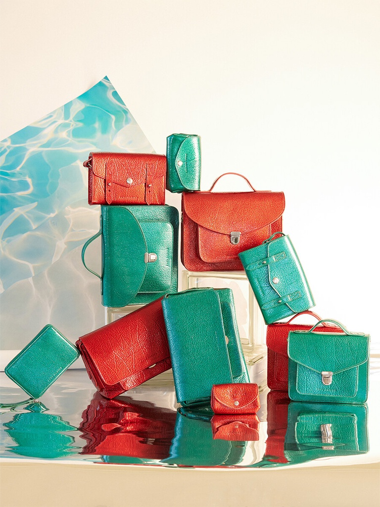 Sac à bandoulière en cuir - Paul Marius - Le mini Indispensable - Star Flamme — vue 3