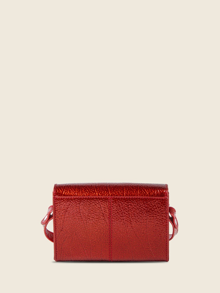 Sac à bandoulière en cuir - Paul Marius - Le mini Indispensable - Star Flamme — vue 5