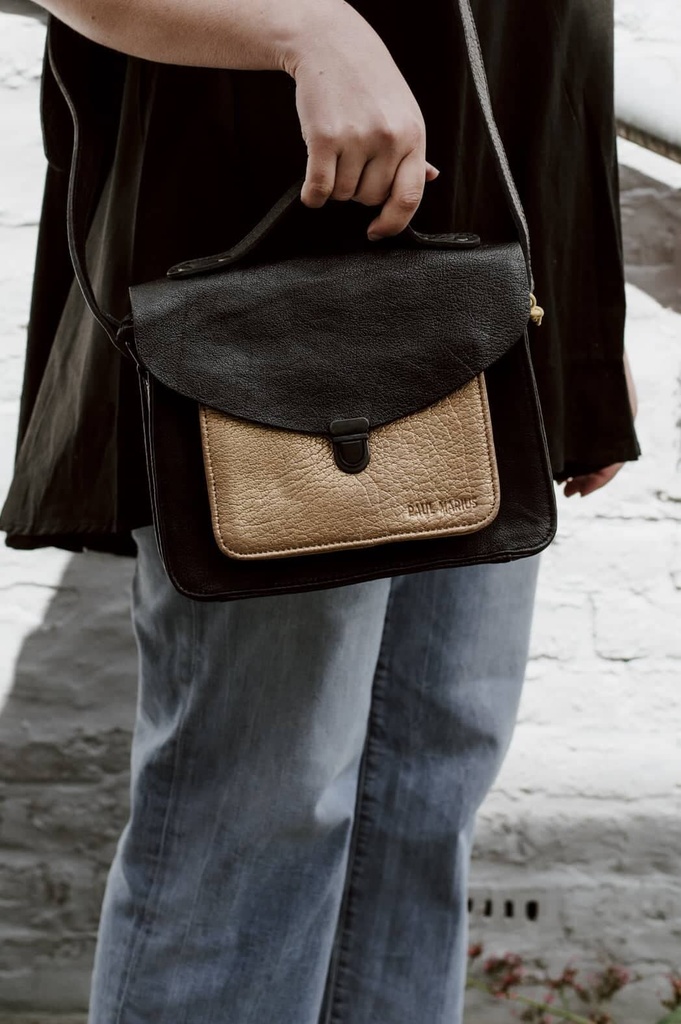 Sac - Paul Marius  - Mademoiselle George - Noir/Doré — vue 3