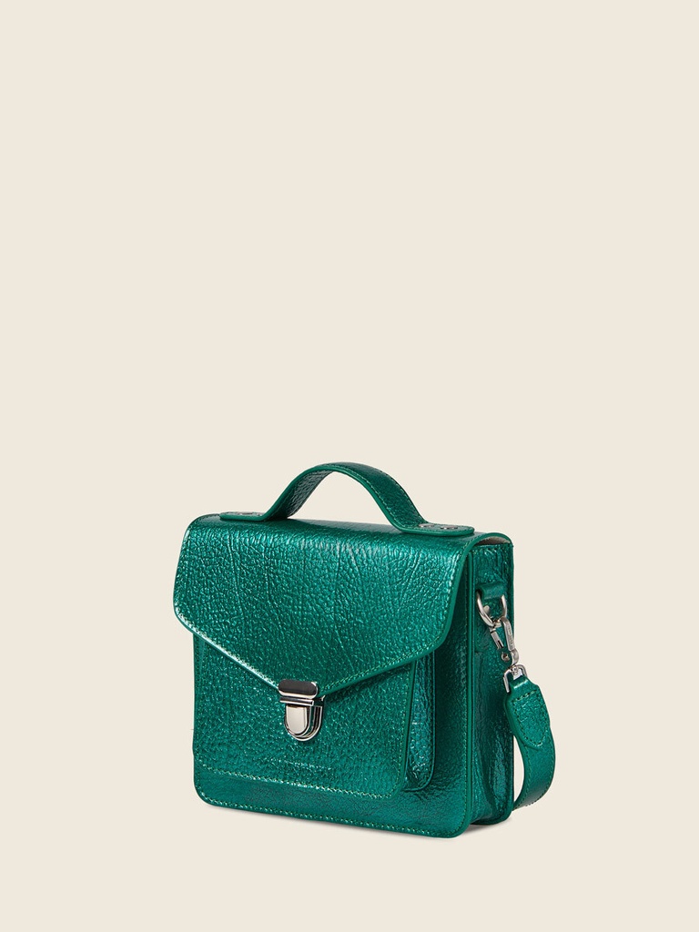 SAC À MAIN MINI EN CUIR - Paul Marius - Mademoiselle George XS - Star Lagon — vue 2