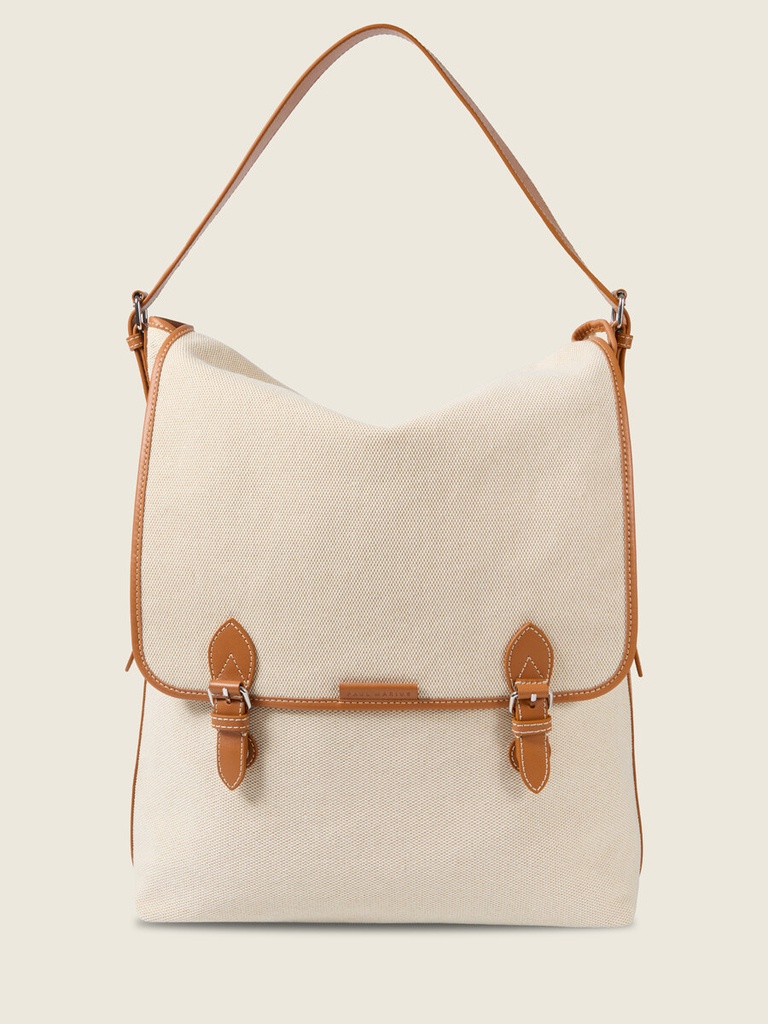 Sac femme - Paul Marius - Loulou XL - Escapade - Toile Beige — vue 8