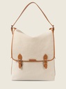 Sac femme - Paul Marius - Loulou XL - Escapade - Toile Beige — vue 8