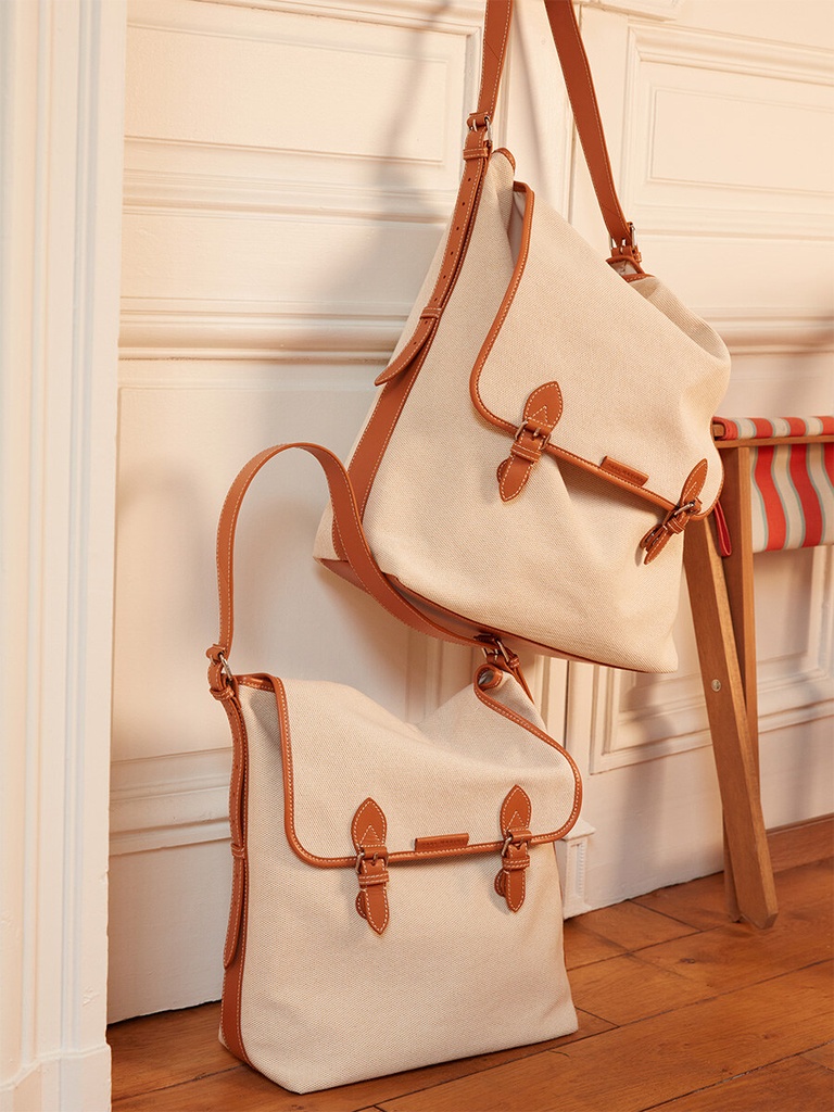 Sac femme - Paul Marius - Loulou L - Escapade - Toile Beige — vue 11