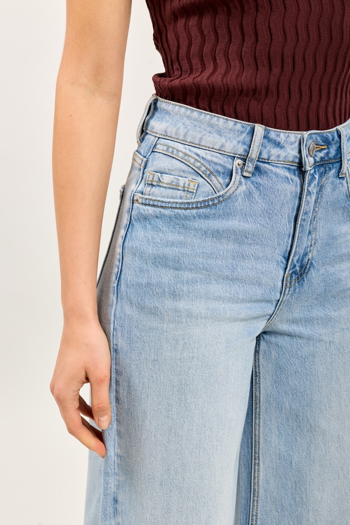 Jeans extra wide leg - Emilia - Bleu clair — vue 5