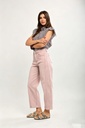 Jeans coupe ballon - rose — vue 4