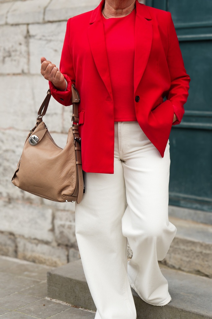 Blazer oversized  - Samantha - Rouge — vue 4