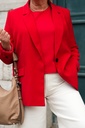 Blazer oversized  - Samantha - Rouge — vue 5