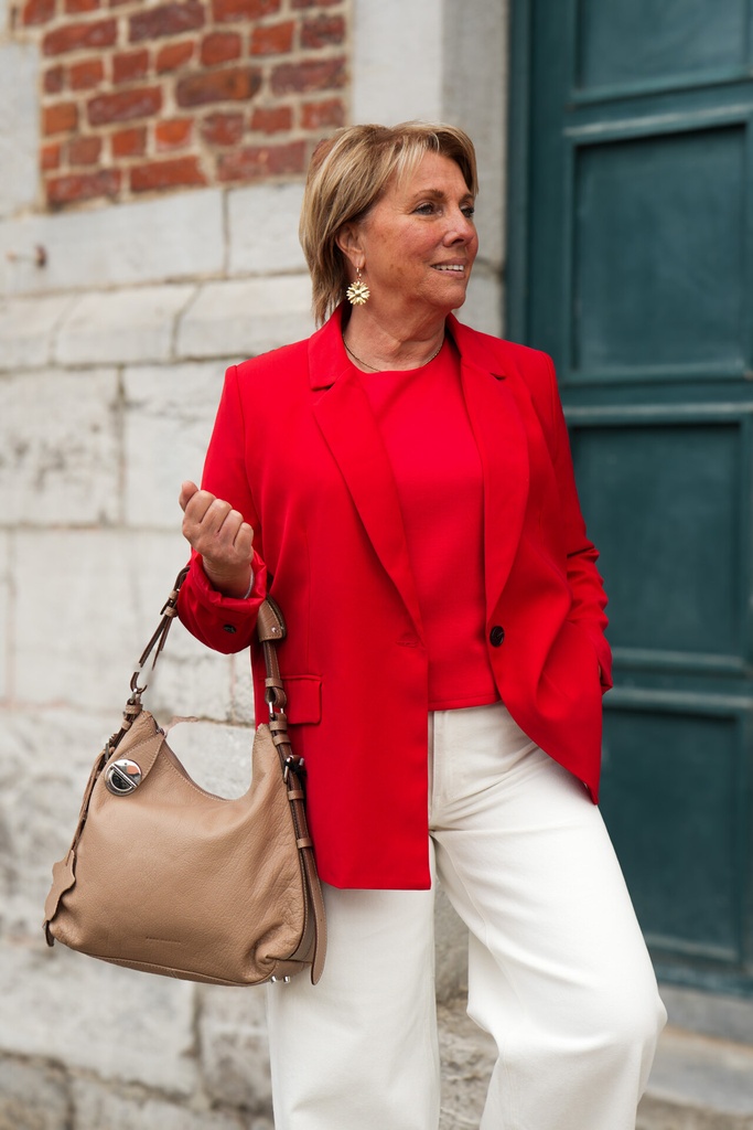 Blazer oversized  - Samantha - Rouge — vue 6