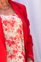 Blazer oversized  - Samantha - Rouge — vue 12