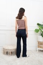 Jeans droit avec poches appliquées - Loris - bleu brut — vue 4