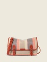Sac bandoulière en cuir femme - Paul Marius - Loulou Raphia - Multicolore — vue 2