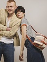 Sac bandoulière en cuir femme - Paul Marius - Loulou Raphia - Multicolore — vue 6