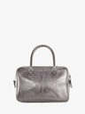 Sac cours multipoches cuir cuivré pour femme LeDandy S - Acier — vue 3