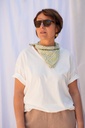 Petit foulard carré type bandana - Vert clair — vue 3