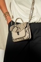 Sac à main cuir noir - Paul Marius - Mademoiselle XS George Python - Galet — vue 2
