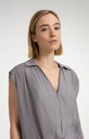 Chemise cache-cœur sans manches, finition nouée - YAYA - Storm Cloud Grey (vue 5)