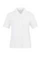 Chemise en jersey, manches courtes, coutures apparentes - YAYA - Pure White — vue 2