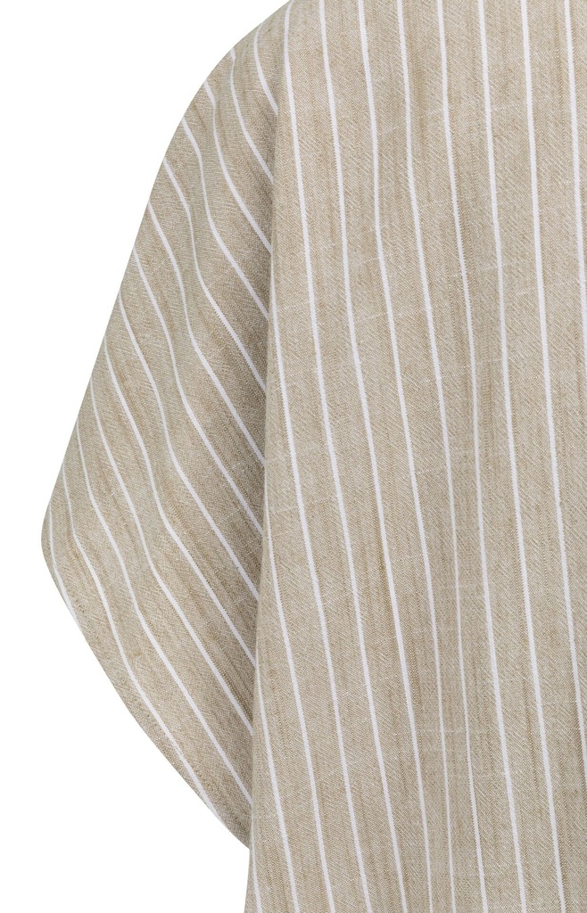 Chemise manches courtes à rayures - YAYA - Safari Brown Dessin — vue 11
