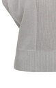 Pull col V en maille texturée - YAYA - Alabaster Gray Melange — vue 9