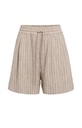 Short rayé, taille élastiquée - YAYA - Safari Brown Dessin — vue 2
