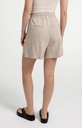 Short rayé, taille élastiquée - YAYA - Safari Brown Dessin — vue 4