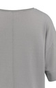 T-shirt oversize, col bateau, en maille fine - YAYA - Storm Cloud Grey — vue 8