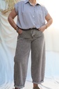 Jeans ballon - Nora - taupe délavé — vue 2