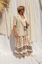 Blazer à manches courtes - Beige — vue 4