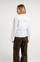 Chemise nouée avec haut sans manches assorti - YAYA - Pure White — vue 4