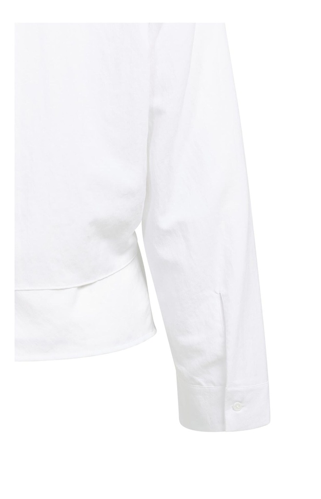 Chemise nouée avec haut sans manches assorti - YAYA - Pure White — vue 10