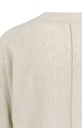 Pull col V, manches 3/4 et coutures apparentes - YAYA - Beige Melange — vue 7