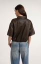 Veste chemise, effet enduit - YAYA - Delicioso Brown — vue 3