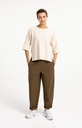 T-shirt oversize en maille fine avec manches mi-longues - YAYA - Almond Peach Pink Melange — vue 6