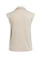 Cardigan sans manches avec superposition et boutons - YAYA - Pure Cashmere Grey Melange — vue 5