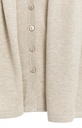 Cardigan sans manches avec superposition et boutons - YAYA - Pure Cashmere Grey Melange (6)