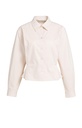 Chemisier en popeline à taille ajustable et manches longues - YAYA - Almond Peach Pink — vue 10