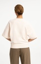 Sweat-shirt à manches raglan courtes - YAYA - Almond Peach Pink — vue 3