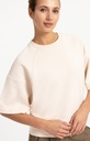 Sweat-shirt à manches raglan courtes - YAYA - Almond Peach Pink — vue 4