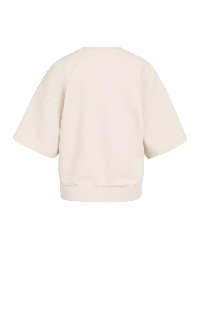 Sweat-shirt à manches raglan courtes - YAYA - Almond Peach Pink — vue 6