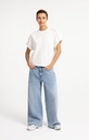 Sweat-shirt sans manches avec plis aux épaules - YAYA - Off White — vue 7