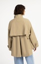 Veste trench à la coupe évasée et au col montant - YAYA - Olive Gray Green — vue 7
