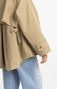 Veste trench à la coupe évasée et au col montant - YAYA - Olive Gray Green — vue 10