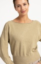 Pull à col bateau et manches longues - YAYA - Olive Gray Green — vue 5