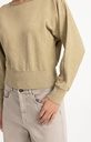 Pull à col bateau et manches longues - YAYA - Olive Gray Green — vue 6